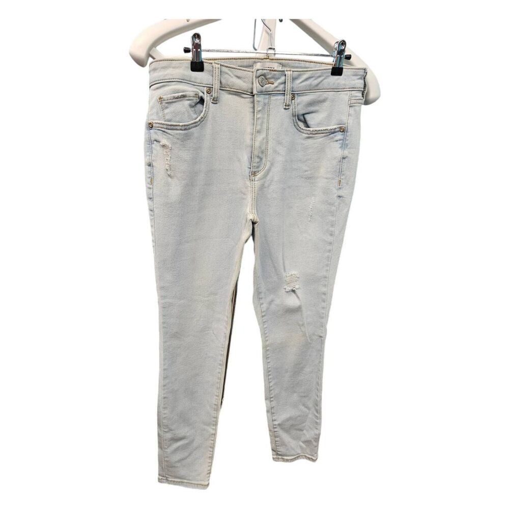 Sonoma Curvy Jegging SZ 10 Distressed Skinny Jeans